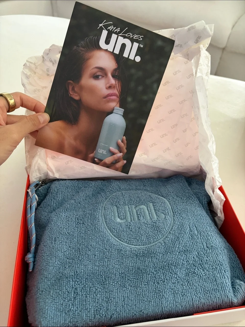 UNI rain body serum and body oil